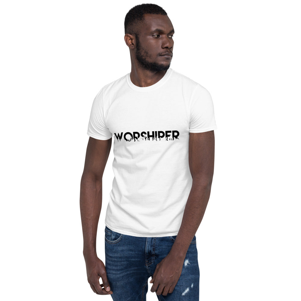 Worshiper (White) Urban Wear Short-Sleeve Unisex T-Shirt